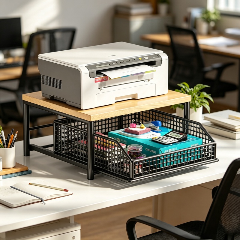 Kitchen Baking Rack - Supporto verticale per microonde con cassetto