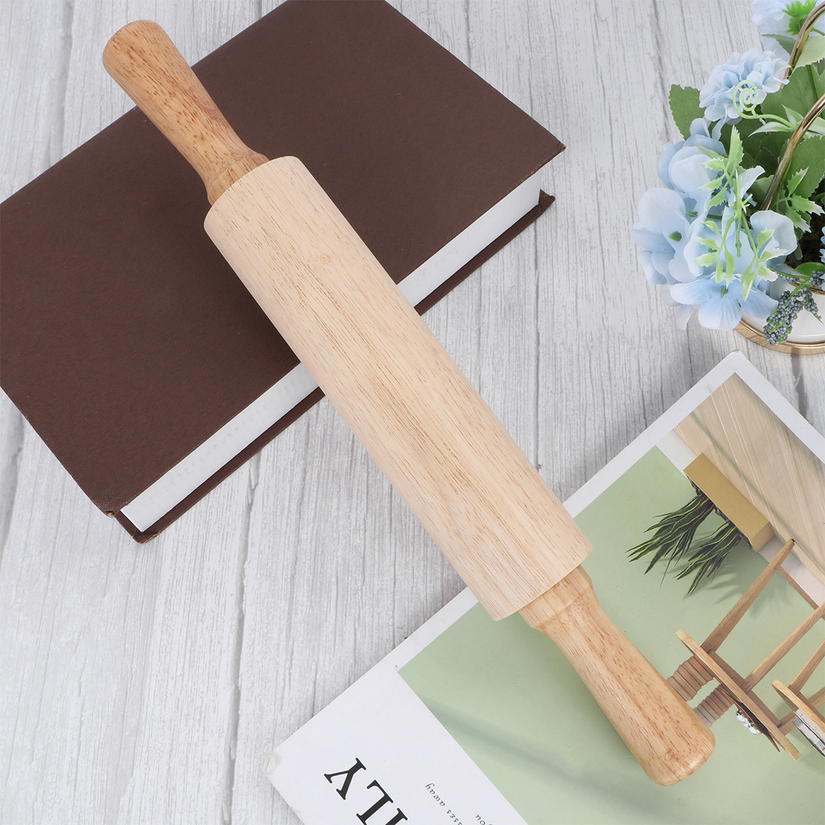 Mattarello in legno di caucciù - Kitchen Roller Baking recensione e prezzo
