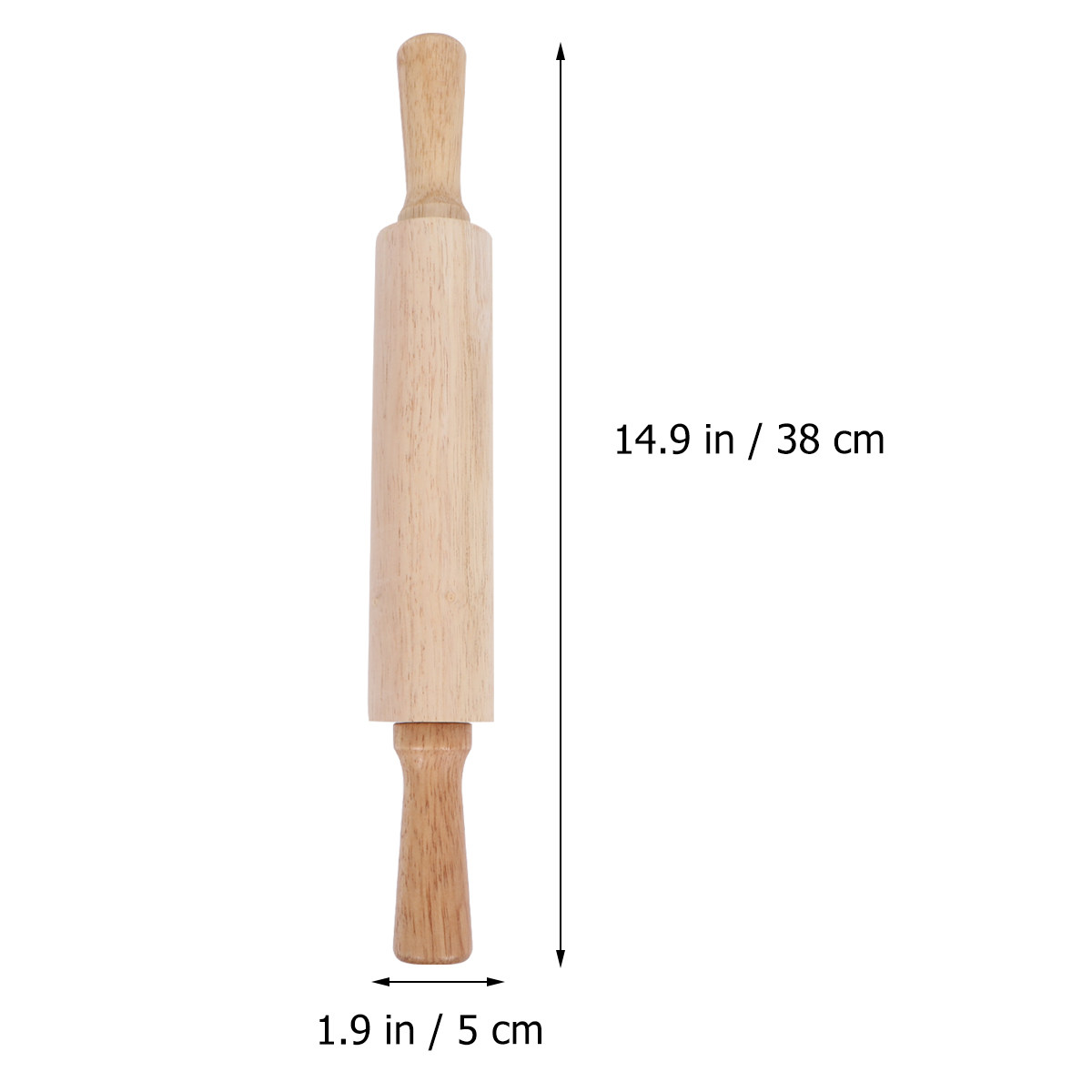 Mattarello in legno di caucciù - Kitchen Roller Baking recensione e prezzo