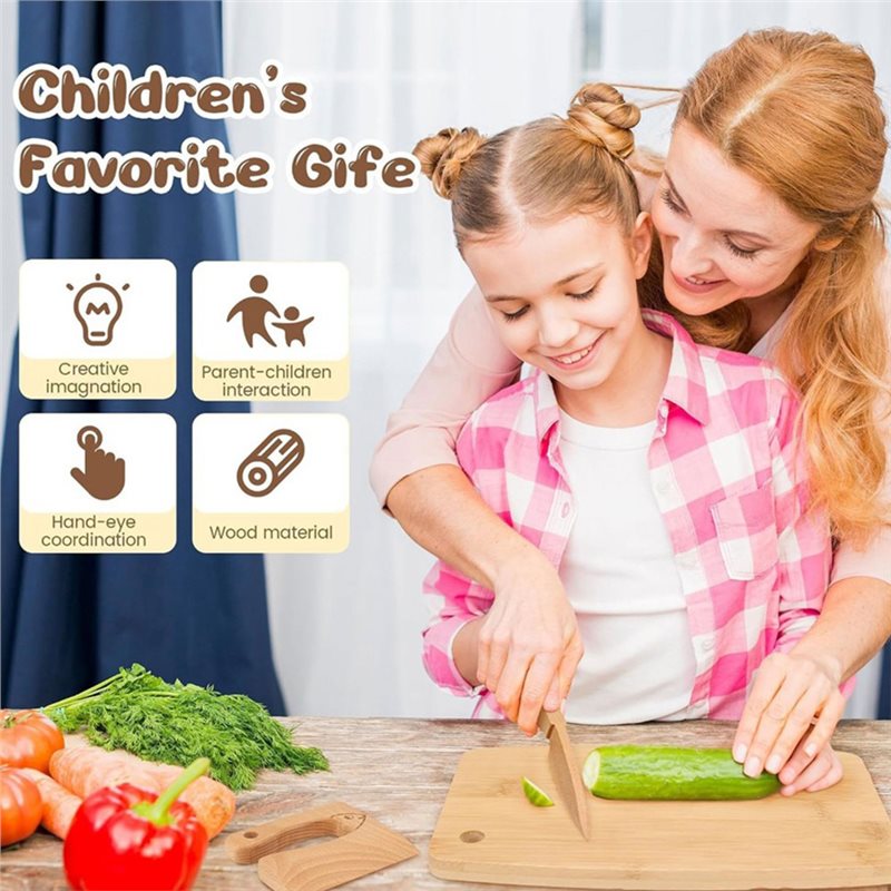 SHGO – Set di coltelli in legn - Kitchen Kids Baking Set recensione e prezzo