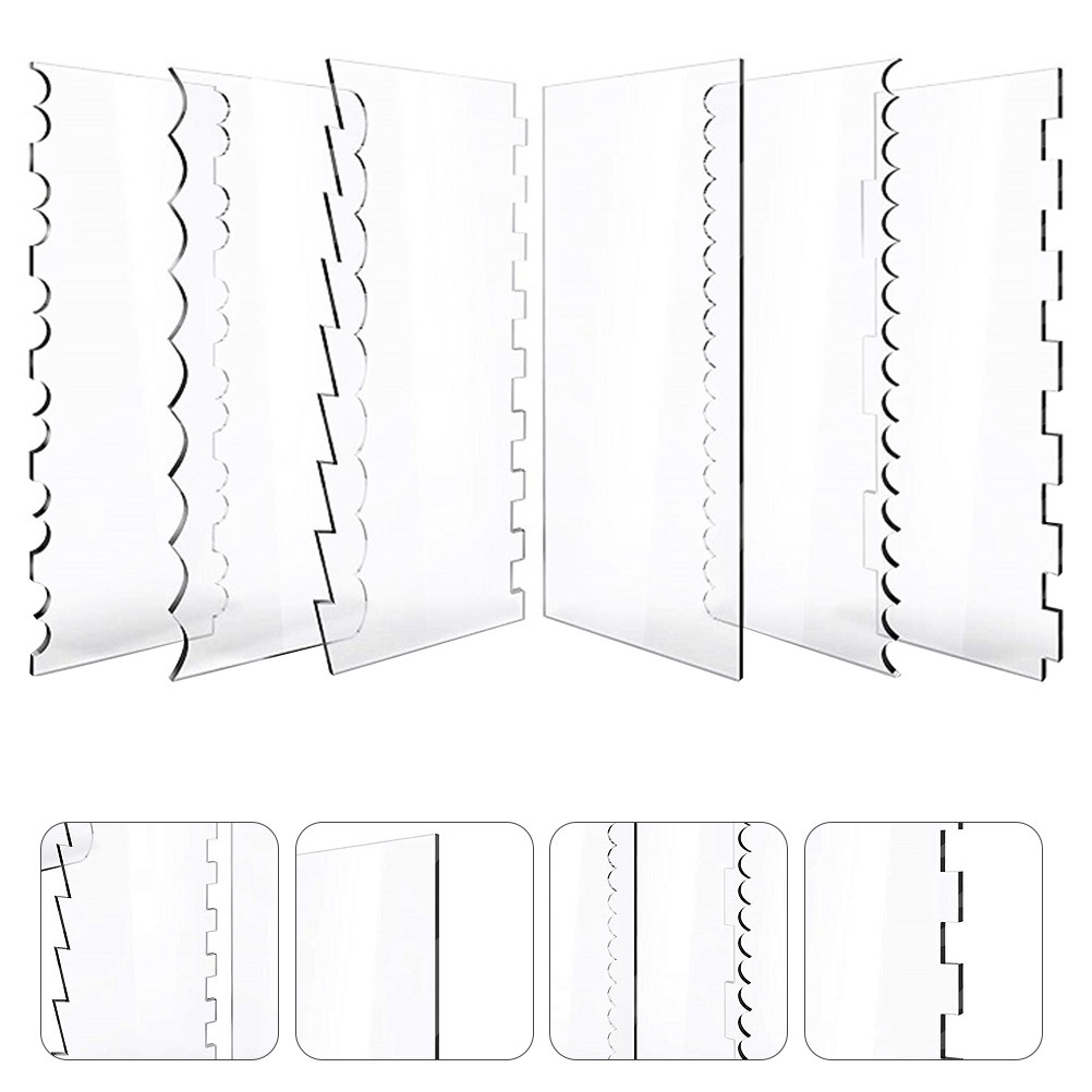 Set di 6 raschietti trasparent - Baking Kitchen Set recensione e prezzo