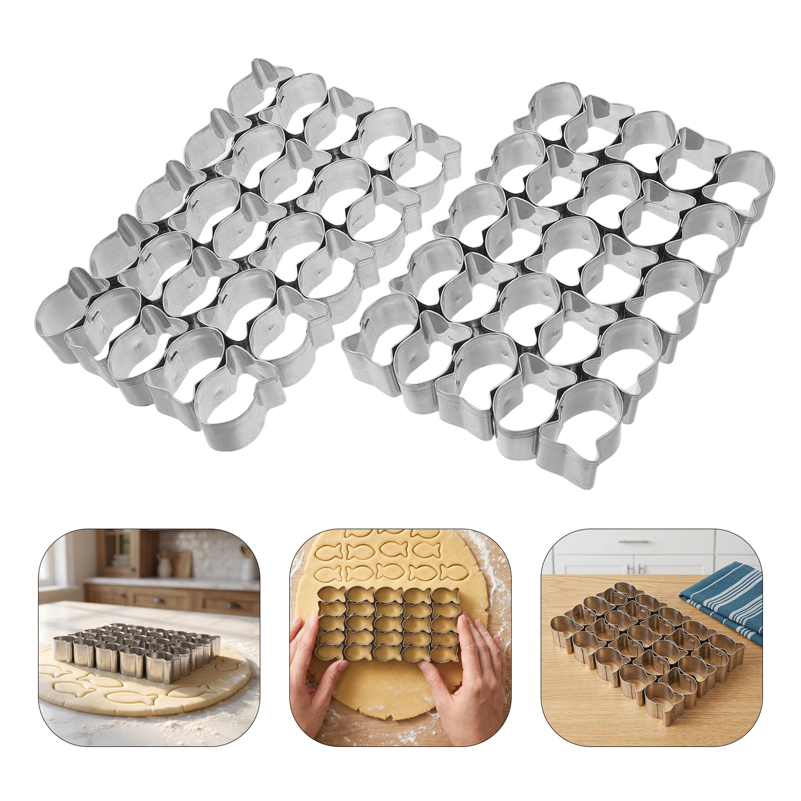 Set di 2 stampini per biscotti - Baking Kitchen Set recensione e prezzo