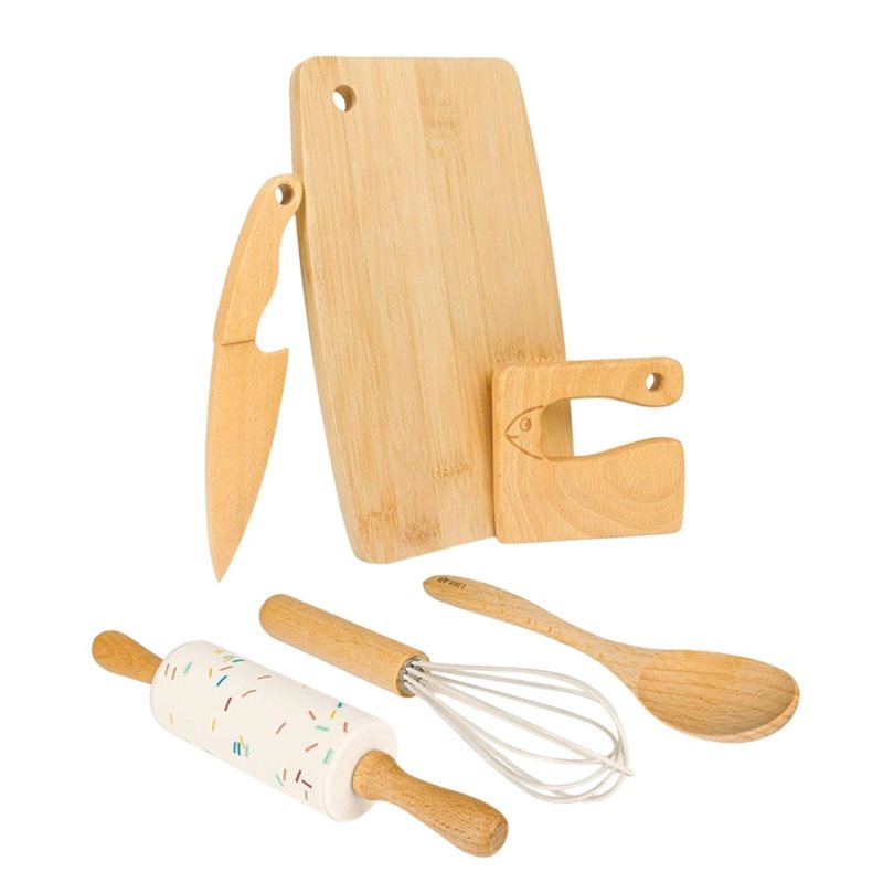 Set di coltelli in legno per b - Kitchen Kids Baking Set recensione e prezzo